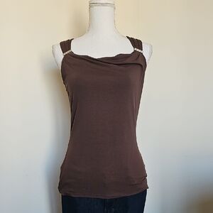 Elegant Brown Women's Top